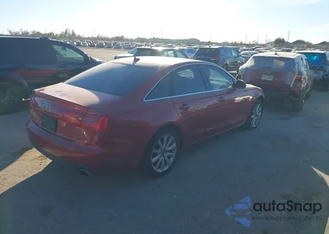 2013 Audi A6 2.0T Premium from USA, damaged, VIN WAUGFAFC6DN038066
